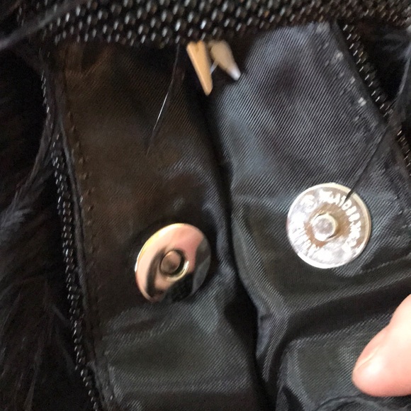 NWT Ostrich Plume and Sequin Dress Handbag/Purse - Picture 7 of 8